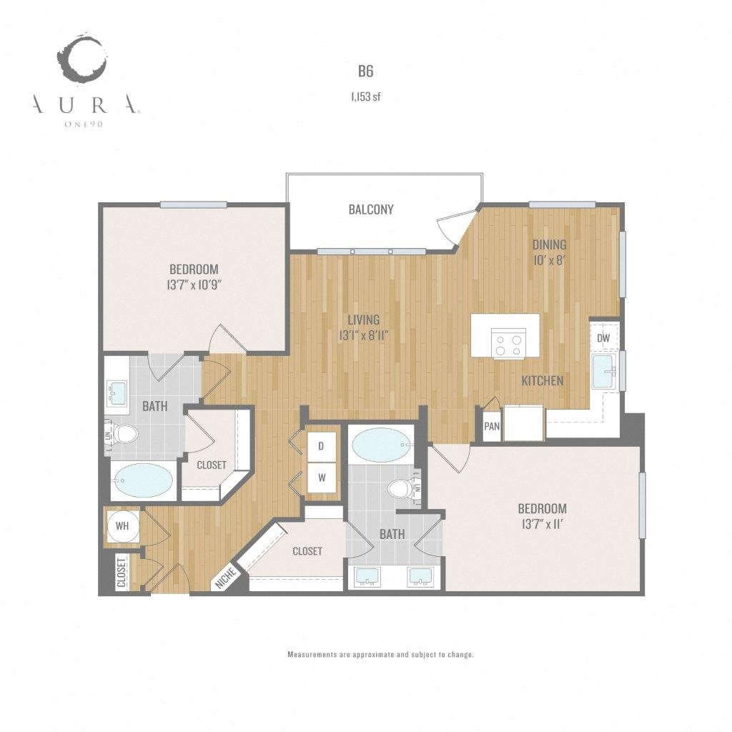 Aura One90 Apartments B6 Floor Plan Aura One90 Apartments B6 Floor Plan